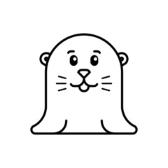 Seal icon. Icon design. Template elements. Flat style