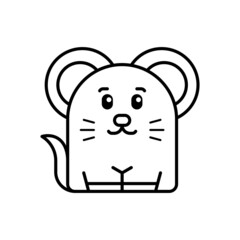 Mouse icon. Icon design. Template elements. Flat style