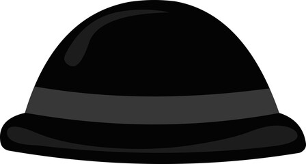 Vector illustration of classic English gentleman hat