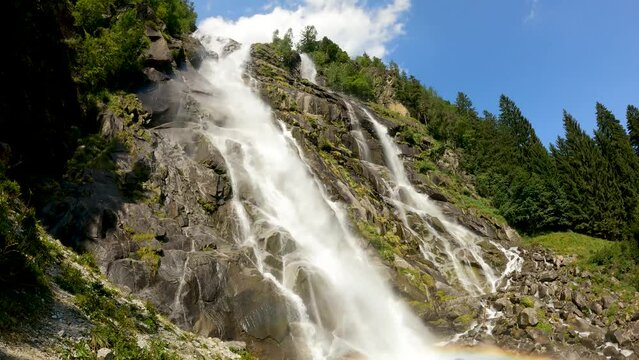 Summer Landscape on Nardis Waterfalls.