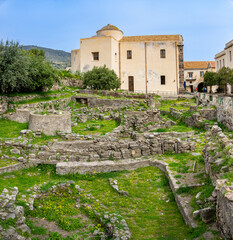 Sizilien: Lipari Stadt - historische Stätte mit vorzeitlichen archäologigischen Ausgrabungen