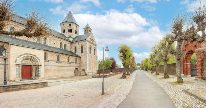 monastery church near Dormagen (in german Kloster Knechtsteden) North Rhine-Westphalia Germany