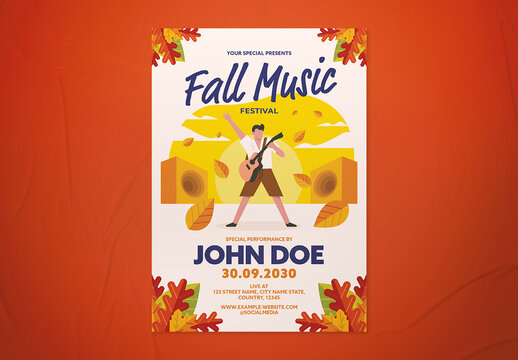 Fall Music Festival Flyer