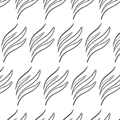 Vector hand drawn pattern with minimalistic illustration. Creative abstract artwork . Template for card, poster, banner, print for t-shirt, pin, badge, patch.