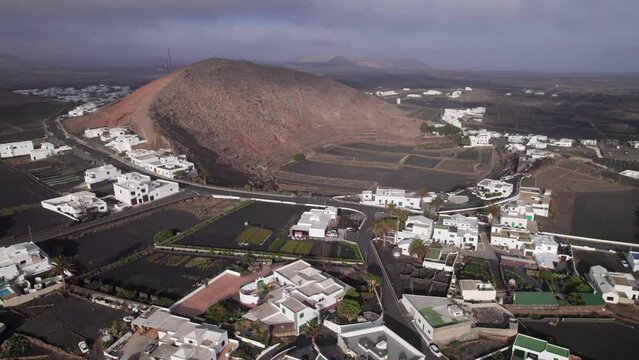 Flight over of Tajaste, Lanzarote