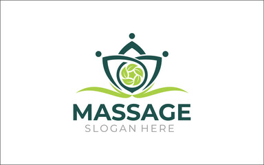 Illustration graphic vector for massage therapy, health care logo design template