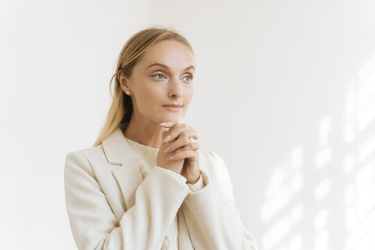 Woman in white 