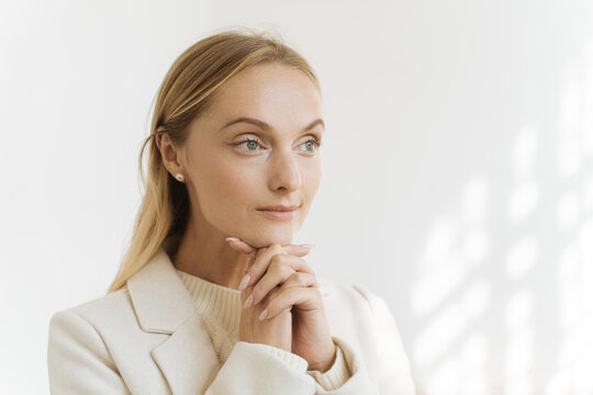 Woman in white 