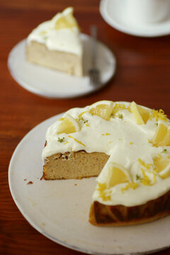 Homemade cake, on the table