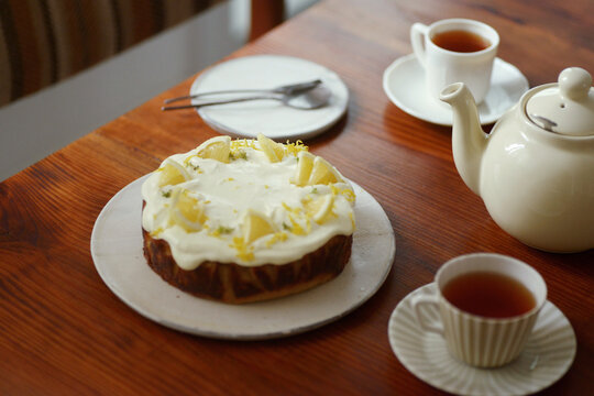 Homemade cake, on the table