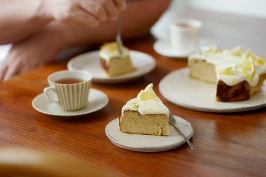 Homemade cake, on the table