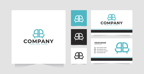 Sofa logo design inspiration and business card