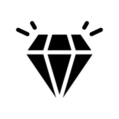 Diamond Icon Vector Symbol Design Illustration