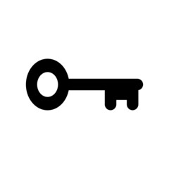 Key Icon Vector Symbol Design Illustration