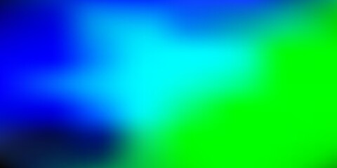 Light blue, green vector blur texture.