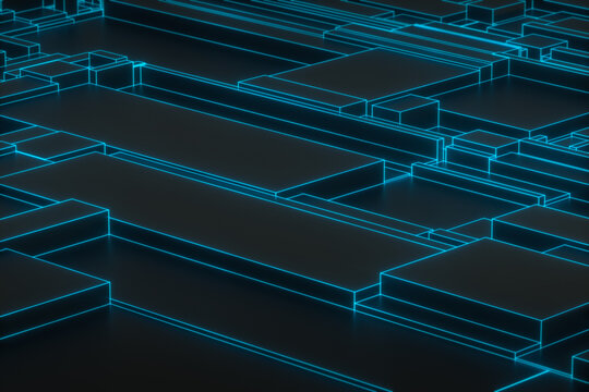 Neon technology background
