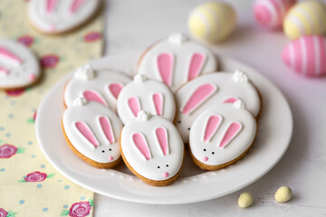 Easter bunny cookies