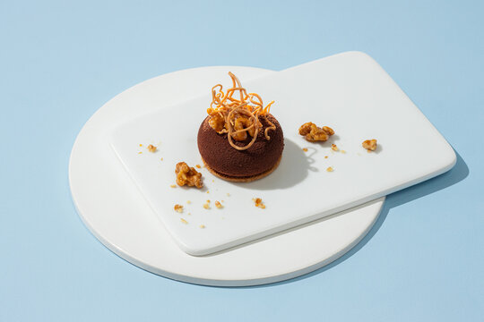 Caramel Filled Pastry, with funky toppings.