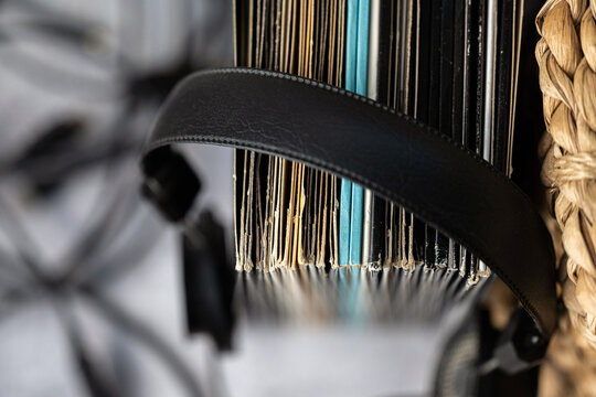 Headphones and records