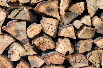 Stacked Lumber Background