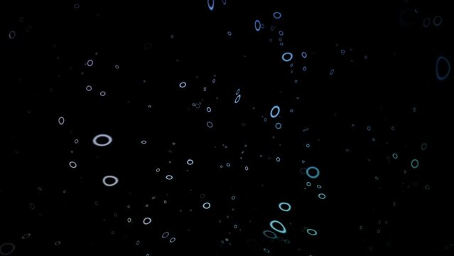 幻想的な泡 動画 エフェクト　背景