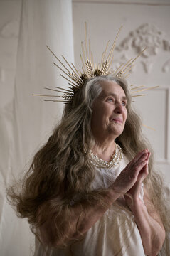 old ukrainian woman