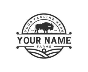 Vintage Farm and Ranch Logo Design