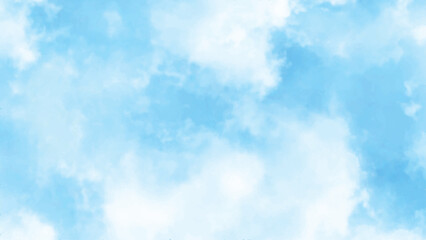 clouds in the blue sky