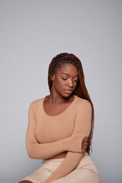 Portrait serie of real woman