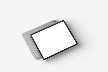 Realistic tablet for mockup blank