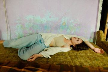 portrait of a young brown-haired woman