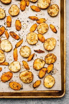 Roasted Carrots and Potatoes
