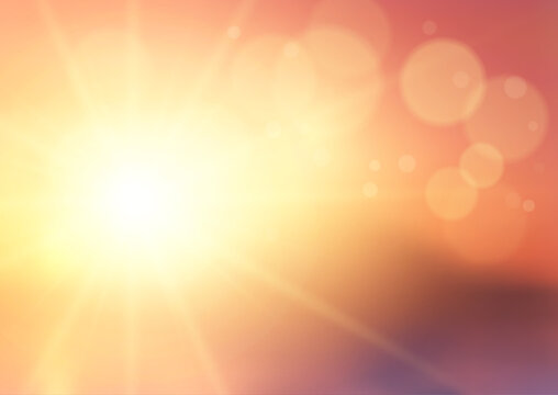 Abstract background with a sunburst design