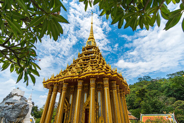 Phra Phutthabat Temple. Famous ancient buddhist temple located in Saraburi province, Thailand.