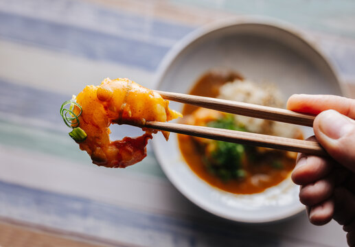 Japanese prawn curry