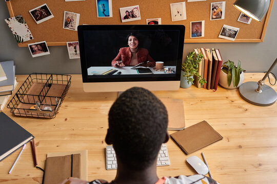 Student Having Online Lesson