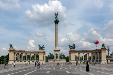 Fototapeta na wymiar Heroes' Square (Budapest) - Hungary