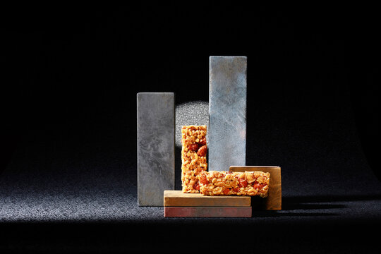 Two Granola Bars Still Life 