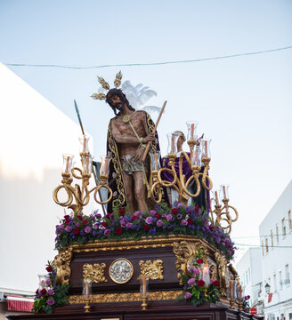 Christ statue during Semana Santa