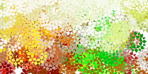 Light blue vector backdrop with lines, triangles.