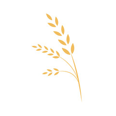 Rice symbol. Wheat symbol vector. wallpaper. logo design.