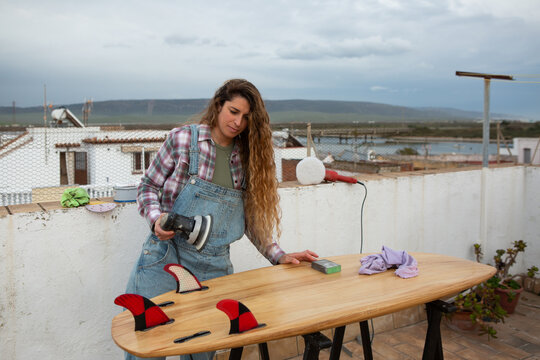 Preparing a sander for repairs