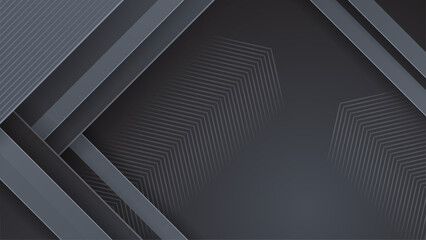 Black abstract paper background