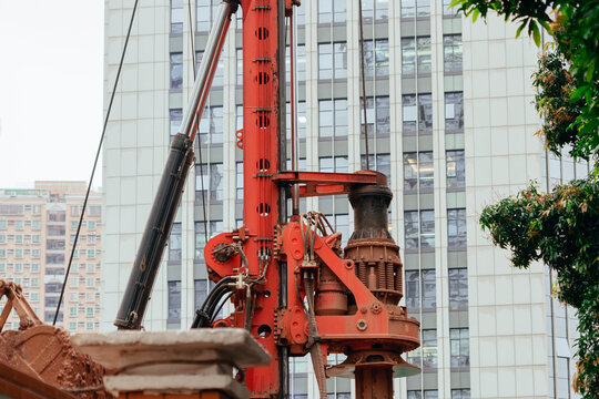 excavator equipment at work