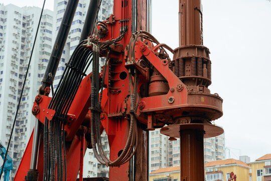 excavator equipment at work