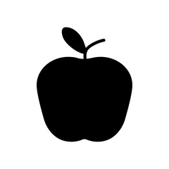 jabłko  ikona - pełna - obrazy, fototapety, plakaty