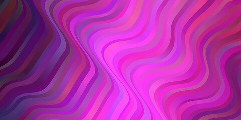 Obraz premium Light Pink vector layout with wry lines.
