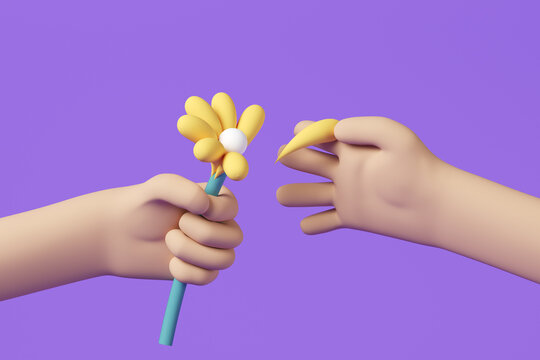 Plucking daisies