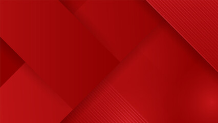 Fototapeta premium abstract red background minimal, abstract creative overlap digital background, modern landing page concept vector.