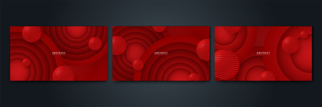 Digital Abstract Red Technology Background.